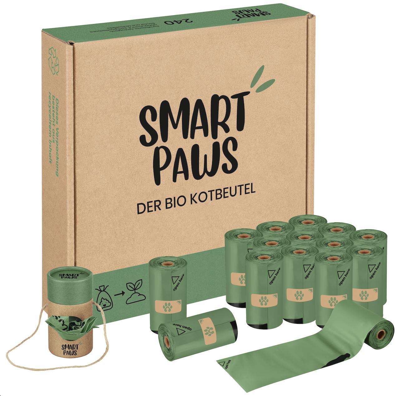 Smart Paws - Bio Kotbeutel Kotbeutel Smart Paws 16er