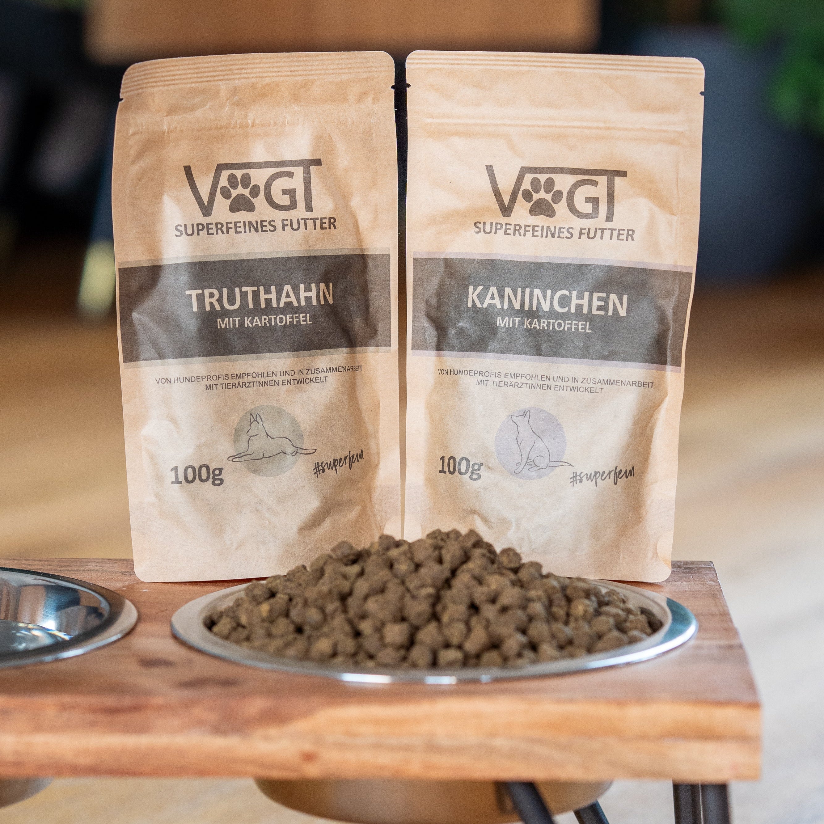 VOGT Superfeines Futter – Das Original - Alles drin, was dein Hund braucht 100g