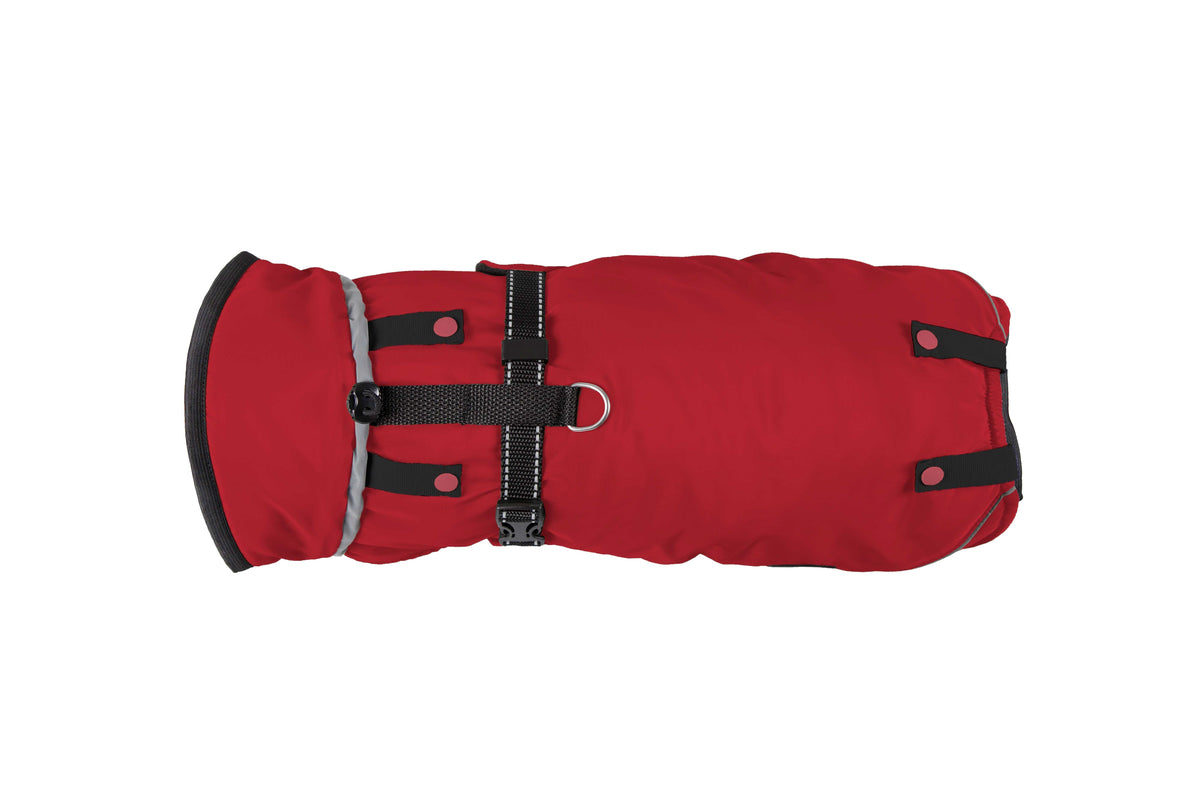 Hundewinterjacke "Cranberry Red"