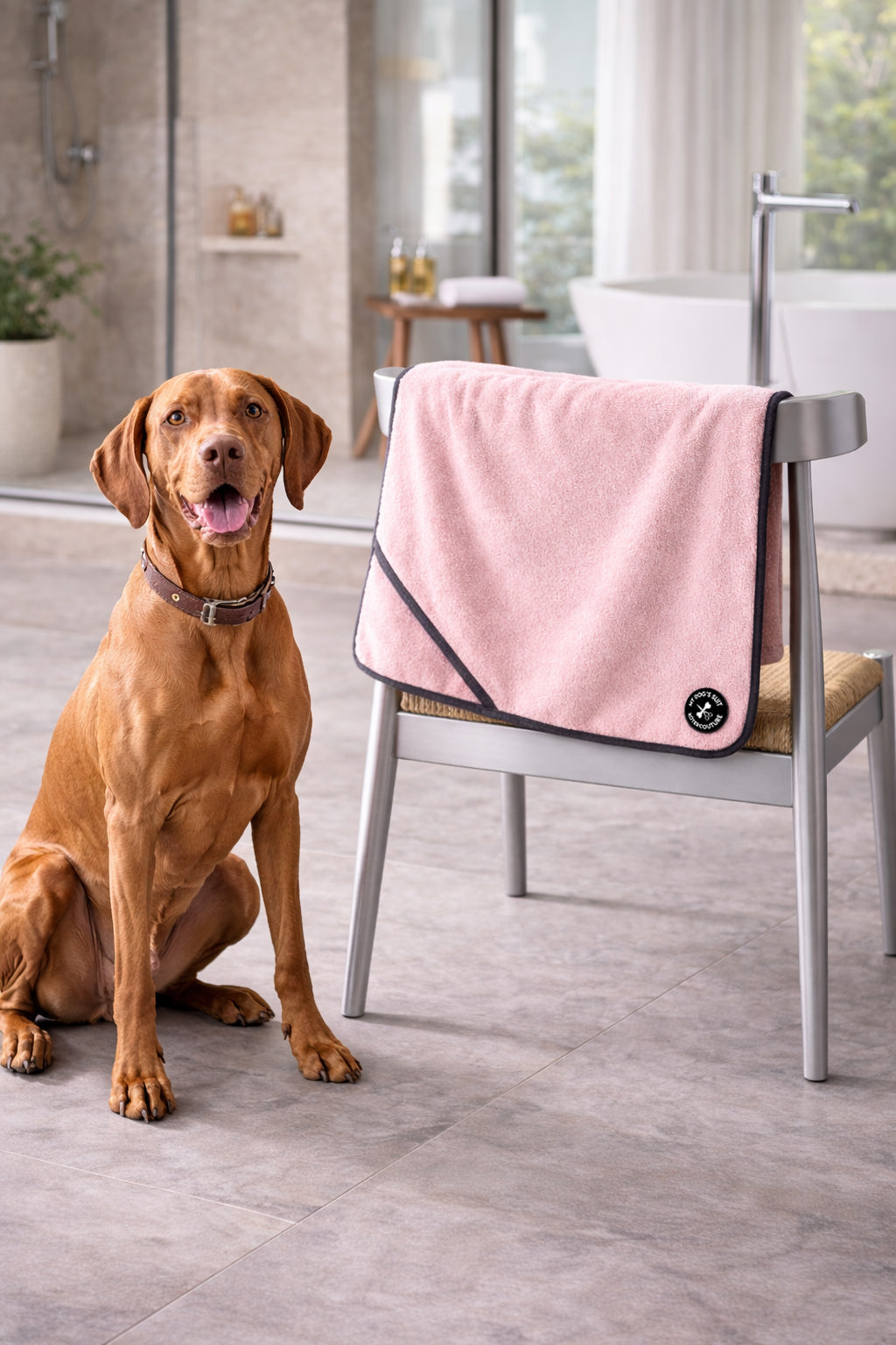 Hundebadetuch aus Bambusfrottee