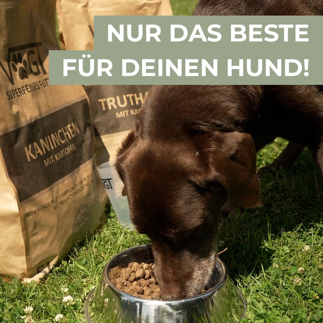 VOGT Superfeines Futter – Das Original - Alles drin, was dein Hund braucht