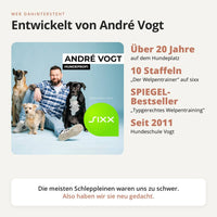 Entwickelt von Hundeprofi André Vogt – Über 20 Jahre Erfahrung