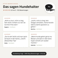 Echte Kundenbewertungen zur VOGT-Trainingsleine – 4,9 von 5 Sternen